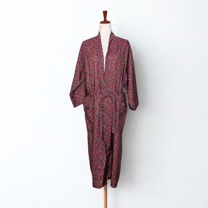 Vintage 80's Marshall Fields Men's Paisley Print Robe